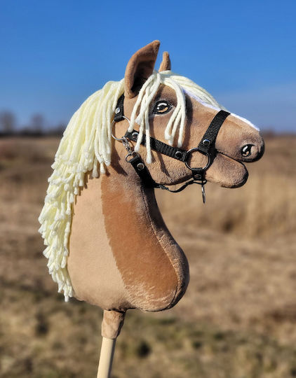 Hobby Horse Голям Премиум Кон на Пръчка Хафлингер A3