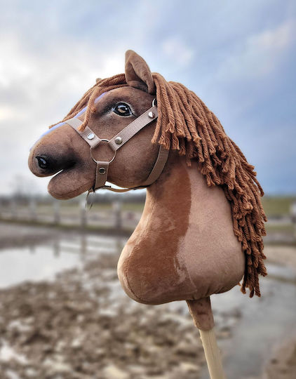 Hobby Horse Large Premium Stick Horse Light Chestnut A3