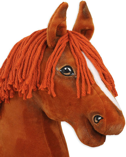 Hobby Horse Голям Премиум Кон на Пръчка Кестен A3