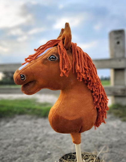 Hobby Horse Голям Премиум Кон на Пръчка Кестен A3