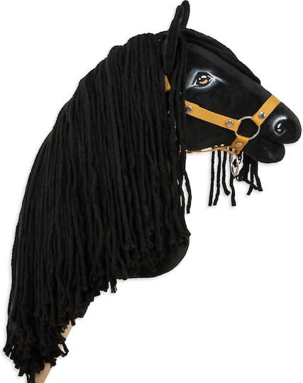 Hobby Horse Large Premium Stick Horse Friesian Horse Mane A3