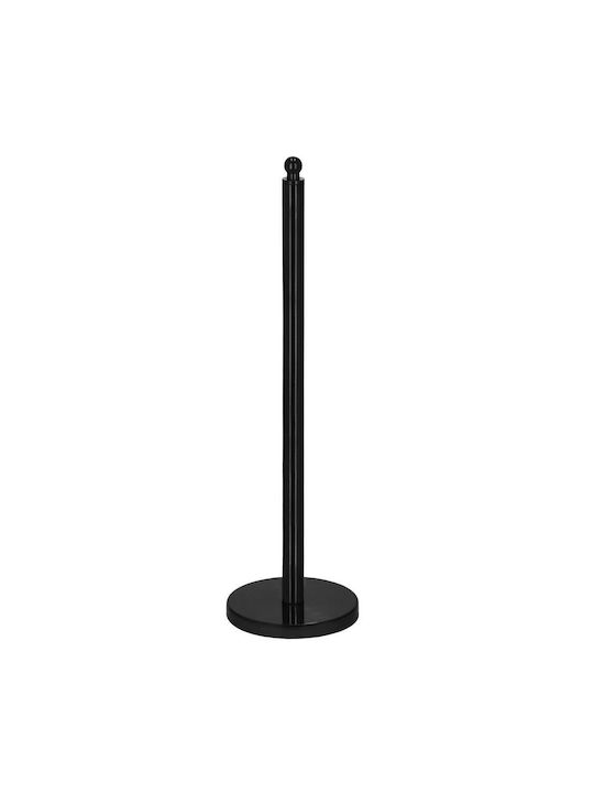 Floor Paper Holder Metallic Black