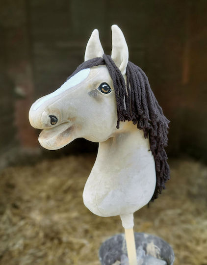 Hobby Horse Großes Premium Steckenpferd Hellbeige A3