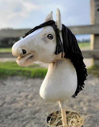 Hobby Horse Großes Premium Steckenpferd Hellbeige A3