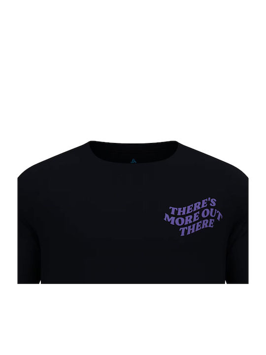 Essential Print Tricou Sport Negru