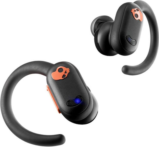 Skullcandy Push ANC Active In-ear Bluetooth Handsfree Ακουστικά με Αντοχή στον Ιδρώτα και Θήκη Φόρτισης Μαύρα