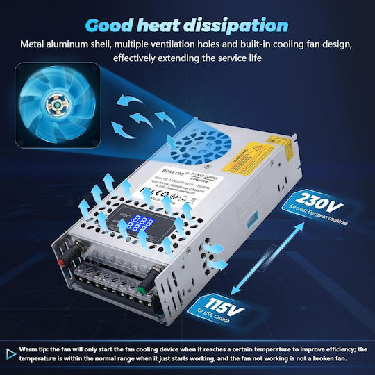 Reglabil Dimmable Sursă de alimentare LED Putere 600W