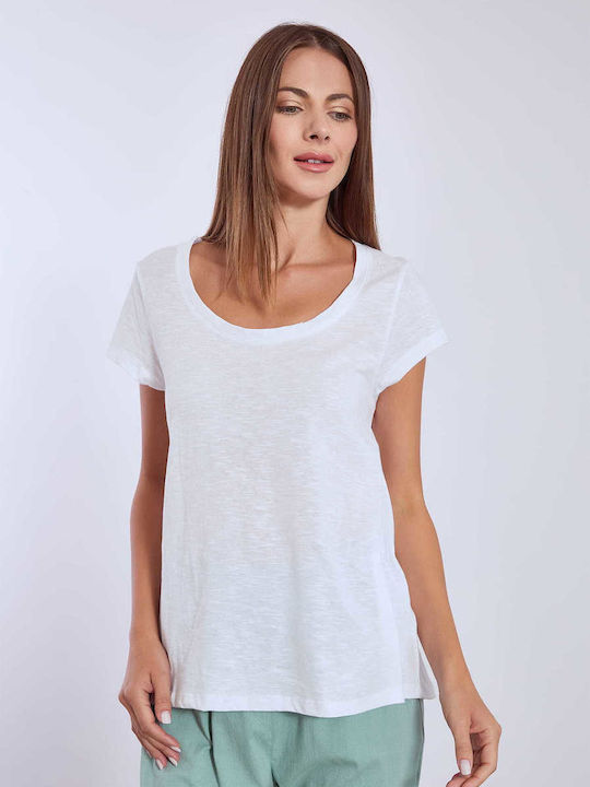 Γυναικείο T-shirt Λευκό