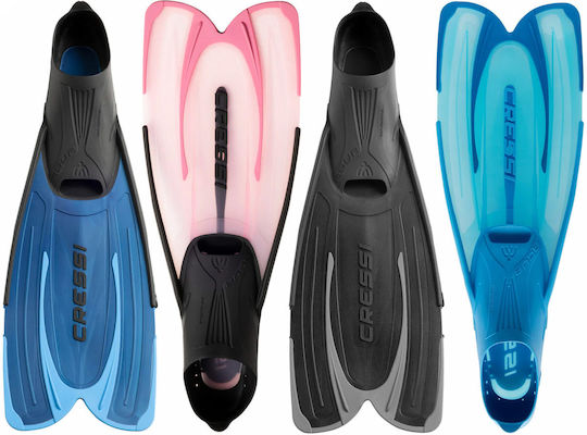 CressiSub Flippers Swimming Agua Long Black