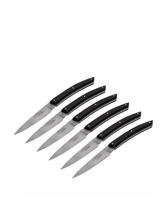 Laguiole Jean Dubost Messer Steak aus Rostfreiem Stahl 6 Stück