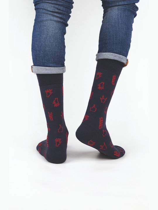 Soma Socks Bărbați Șosete Dark Blue 1Pachet
