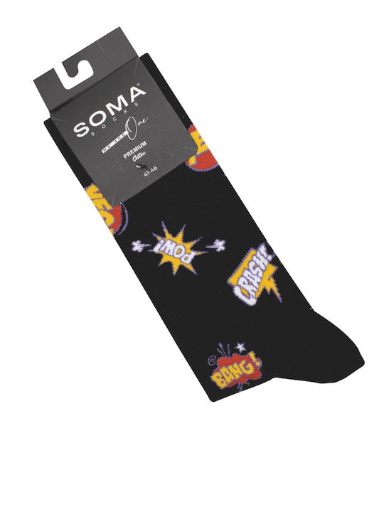 Soma Socks Herren Socken Black 1Pack