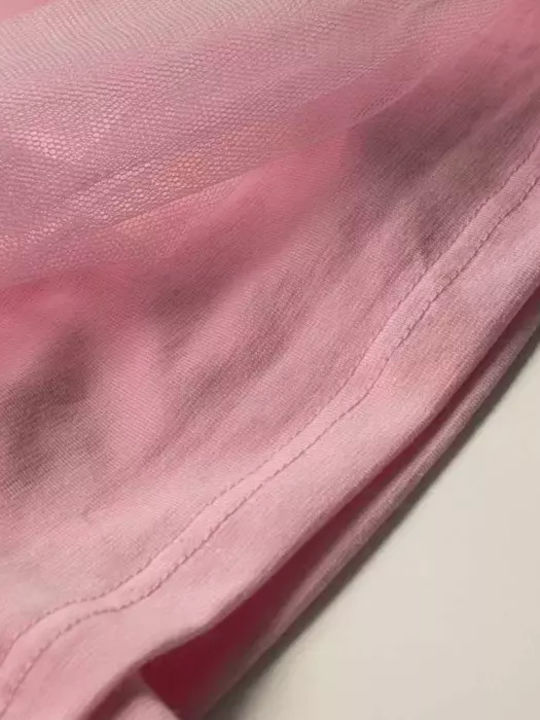 Kids' Set with Skirt Summer 2pcs Pink