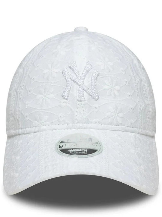 Γυναικείο New York Yankees Womens Mlb Broderie White 9twenty Adjustable Cap