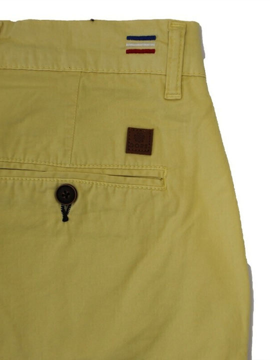 Pantaloni Chino Elastic Galben