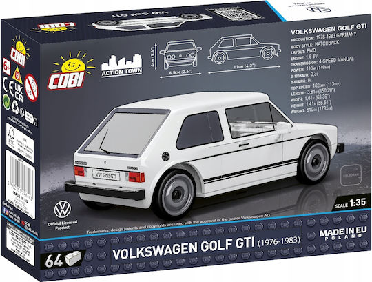 Cobi Toy Car Scale 1:35 for 5+ Years