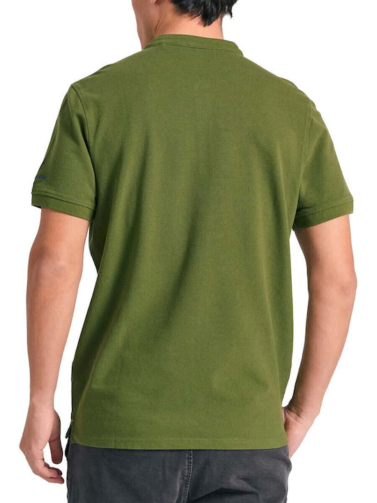 Short Sleeve Khaki Blouse
