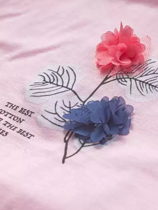 Kinder-Set mit Leggings Sommer 2Stück Rosa