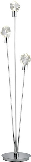 Trio Lighting Verano Floor Lamp Silver