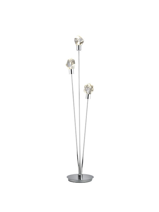 Trio Lighting Verano Φωτιστικό Δαπέδου Ασημί