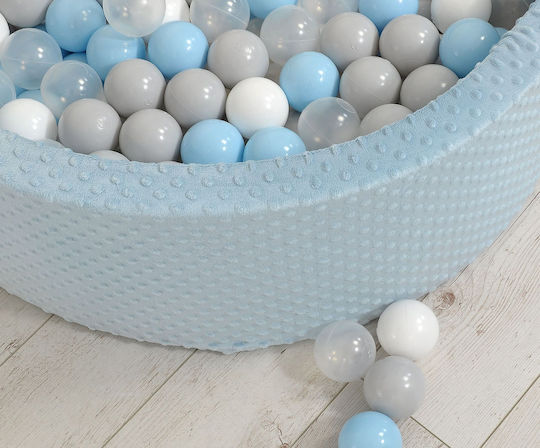 Bobono Trockene Pool Minky H-30 Cm 300 Bälle Misty Blau