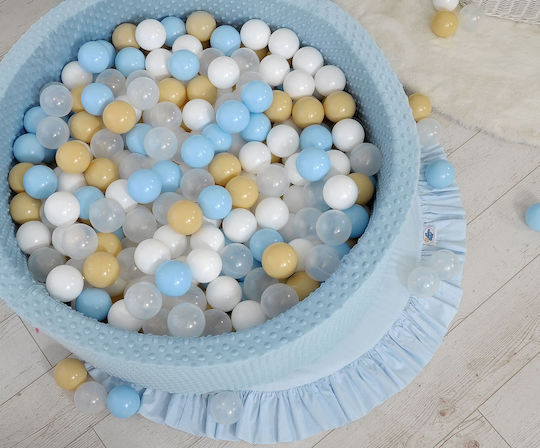 Bobono Trockene Pool Minky H-30 Cm 300 Bälle Misty Blau