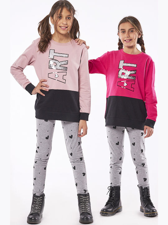 Kids' Set with Leggings Winter 2pcs Fuchsia