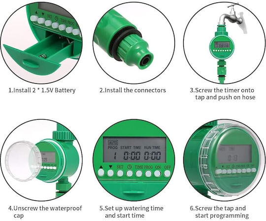Bewässerungsprogrammierer Armatur Batterie 1 Ausgabe