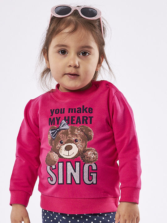 Kids' Set with Leggings Winter 2pcs Fuchsia