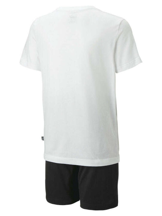 Kids' Set with Shorts Summer 2pcs White
