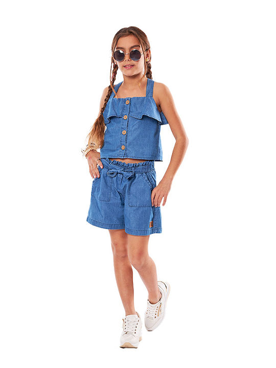 Kids' Set with Shorts Summer 2pcs Blue