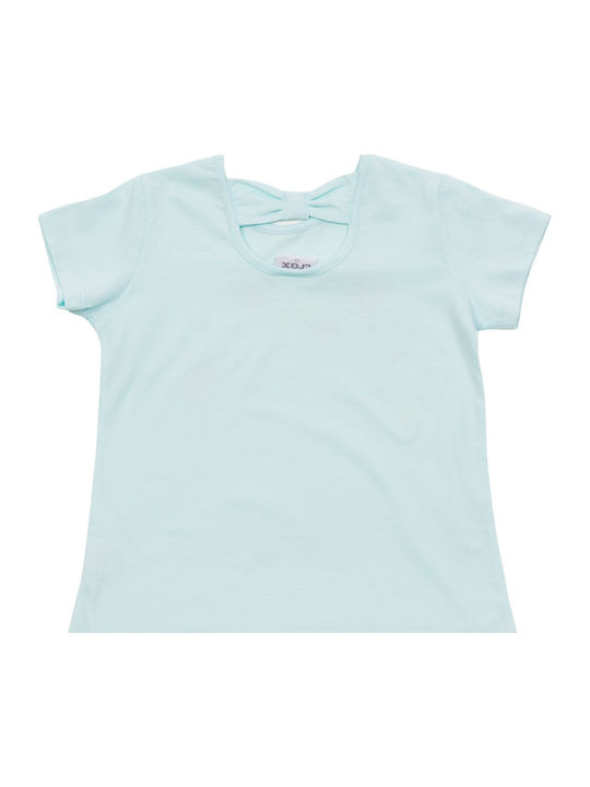 Kinder-Set mit Leggings Sommer 2Stück Türkis