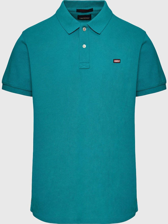 Polo Short Sleeve Blouse teal