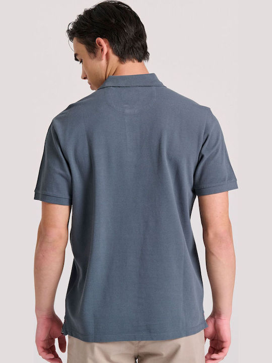 Polo Bluza Tricou Cu Mânecă Scurtă Albastru Coral
