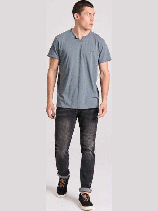 Short Sleeve Blouse Dk Grey
