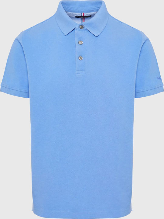 Polo Herrenbluse Kurzarm Marina Blau