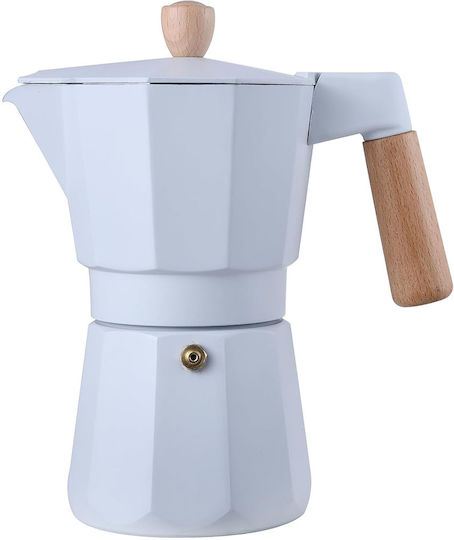 Bergner Electric Stovetop Espresso Pot White