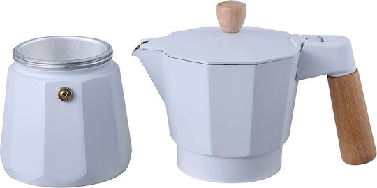 Bergner Electric Stovetop Espresso Pot White