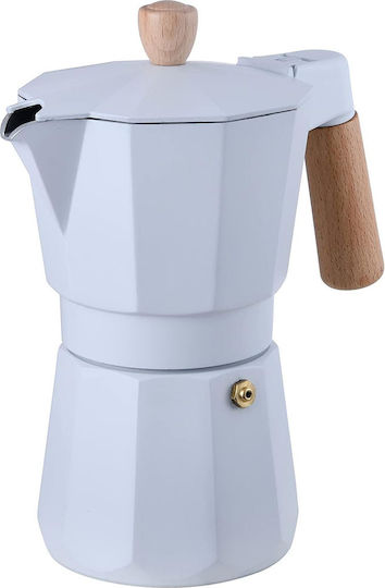 Bergner Electric Stovetop Espresso Pot White