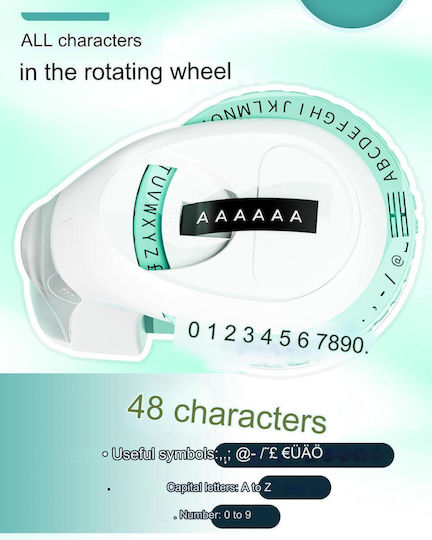 Omega S Etichetator Mecanic Alb