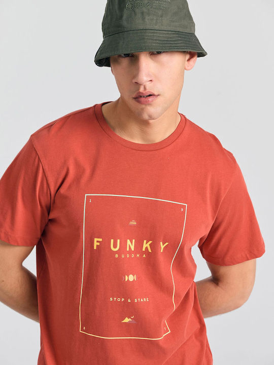 T-shirt Καφέ