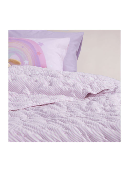 Nef-Nef Homeware Baby Quilt 80x110cm Lilac