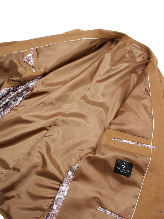 Men's Summer Suit Jacket Brown