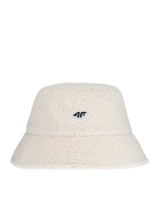 4F Καπέλο Bucket Εκρού