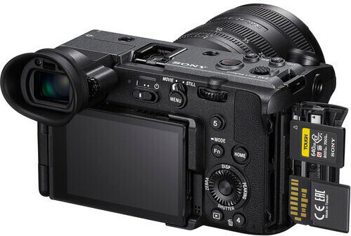 Sony Видеокамера FX2 + XLR Handle Unit @ 10fps Сензор CMOS Запис на Карта с памет със Сензорен Екран 3"