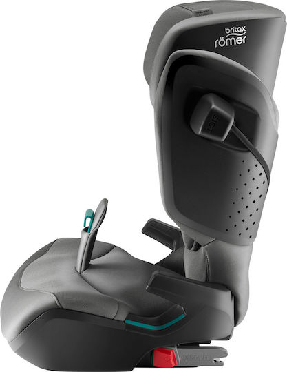 Britax Romer Kidfix Pro Style Καθισματάκι Αυτοκινήτου High-back Booster i-Size με Isofix Mineral Grey 15-36 kg