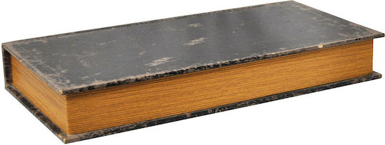 Inart Dekorative Box Künstliches Leder Paris im Buchformat Inart Dekorative Box Künstliches Leder Paris im Buchformat