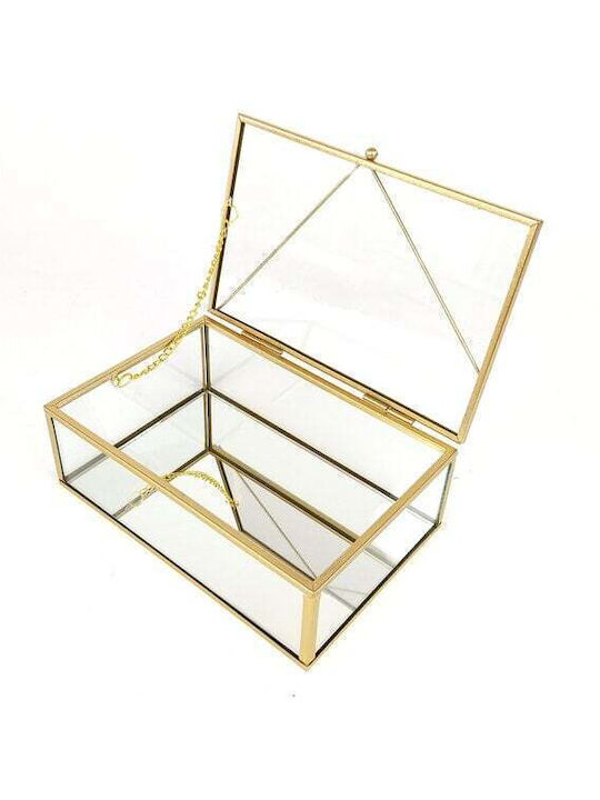 Faitakis Pack Dekorative Box Glas 17.5x11.5x6cm Faitakis Pack Dekorative Box Glas 17.5x11.5x6cm