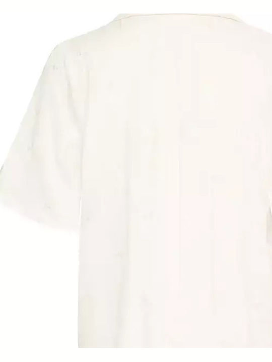 Women's Short Sleeve Shirt White