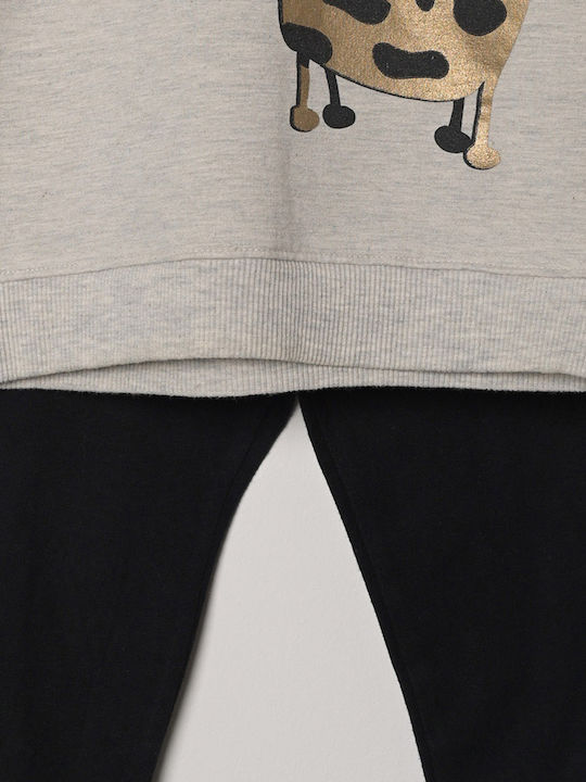 Kids' Set with Leggings Winter 2pcs Gray